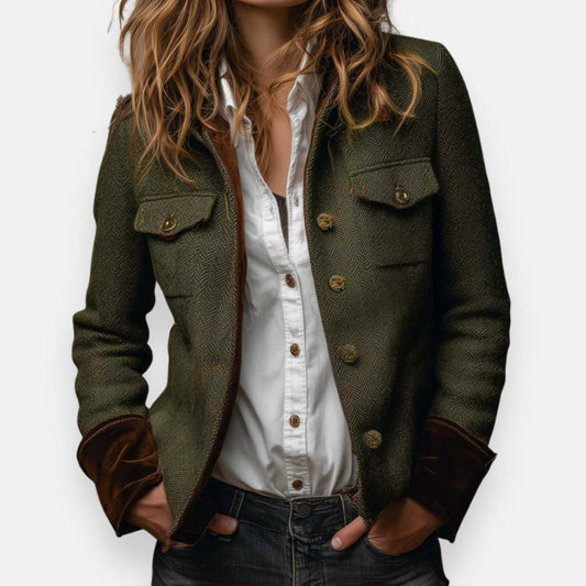 Women's Structured Button Jacket