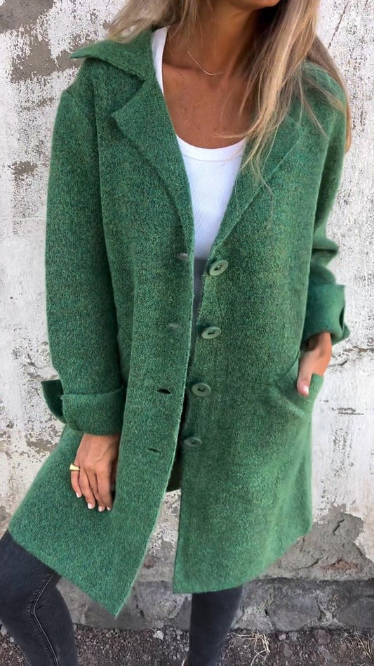 Women's Oversized Lapel Collar Coat