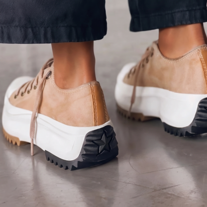 Women's Two-Tone Chunky Trainers
