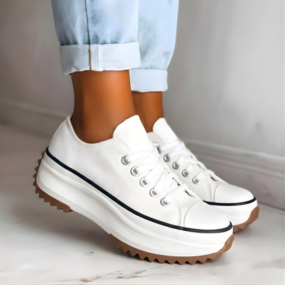 Women's Two-Tone Chunky Trainers