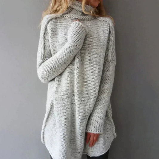 Women's Chunky-Knit Turtleneck Sweater
