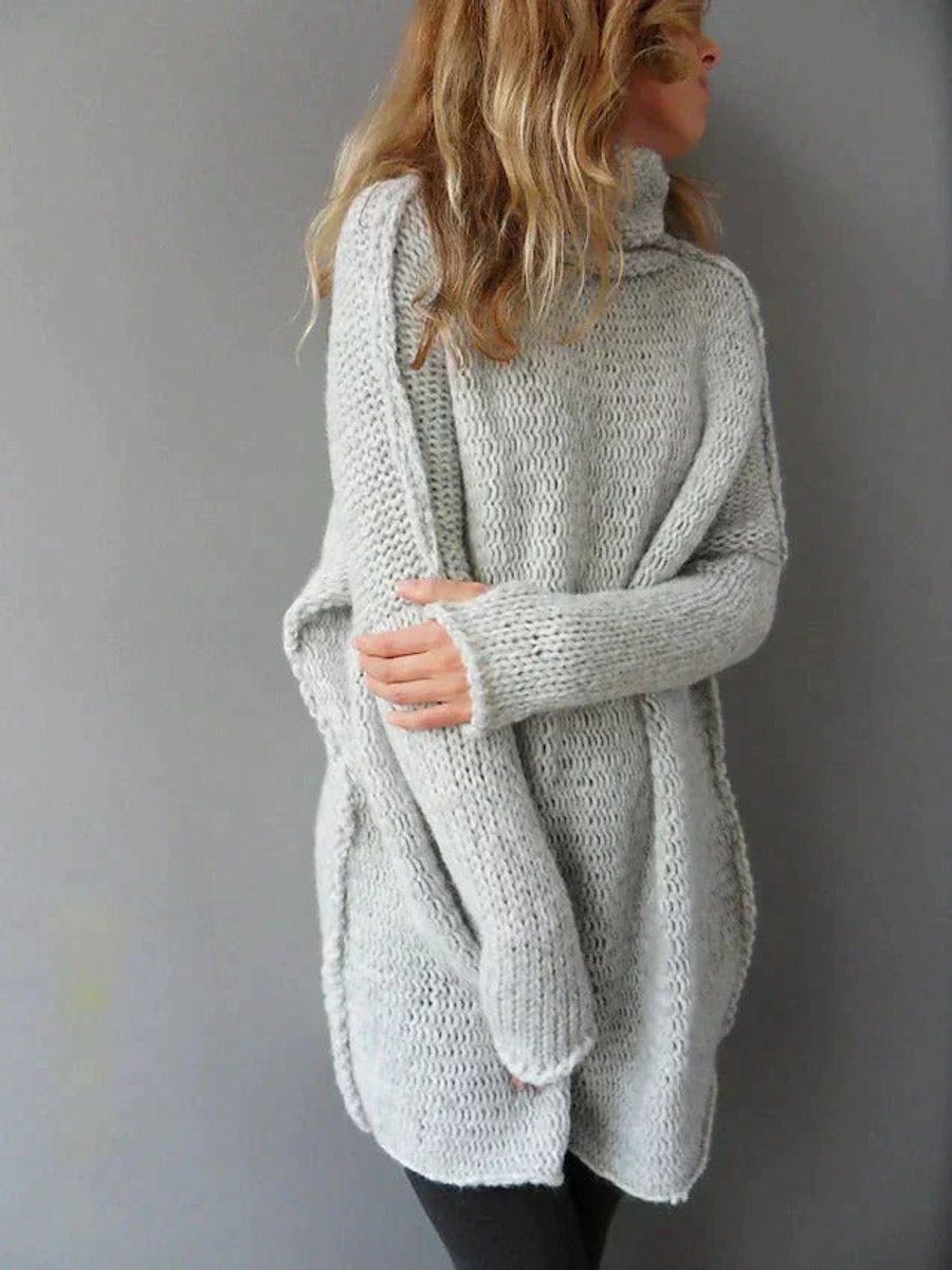 Women's Chunky-Knit Turtleneck Sweater