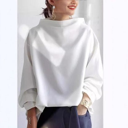 Women's Oversized Mock Neck Jumper