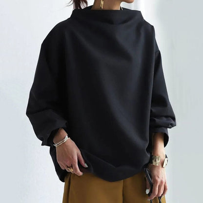 Women's Oversized Mock Neck Jumper