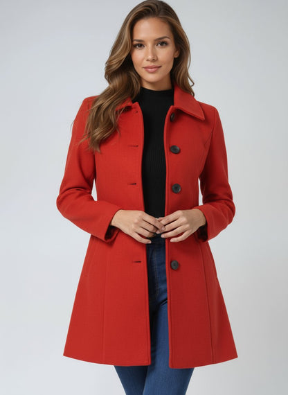 Women's Structured Single-Breasted Coat