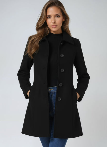 Women's Structured Single-Breasted Coat
