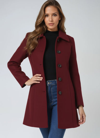 Women's Structured Single-Breasted Coat