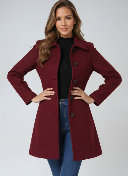 Women's Structured Single-Breasted Coat