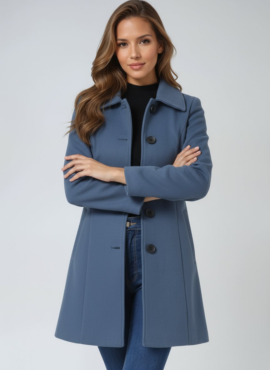 Women's Structured Single-Breasted Coat