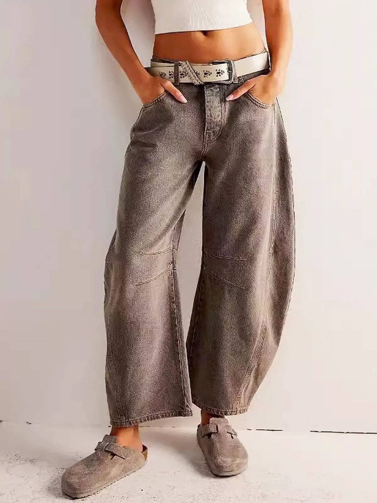 Women's Leopard Print Jeans