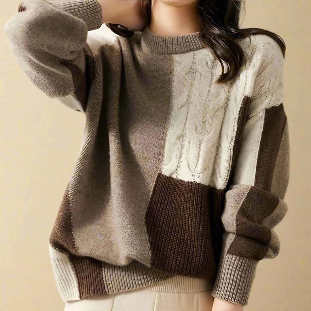 Women's Cable Knit Casual Jumper