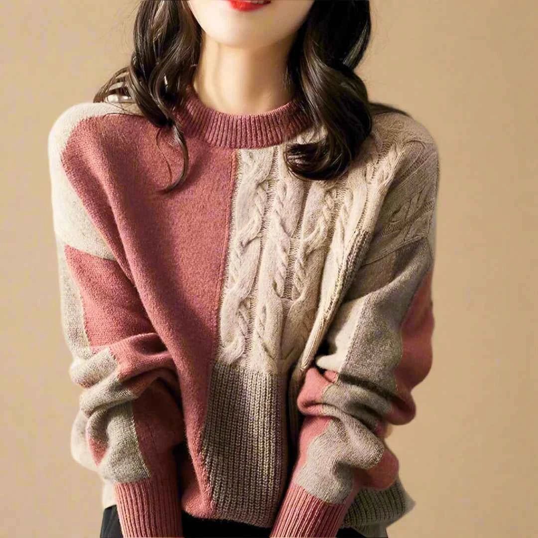 Women's Cable Knit Casual Jumper